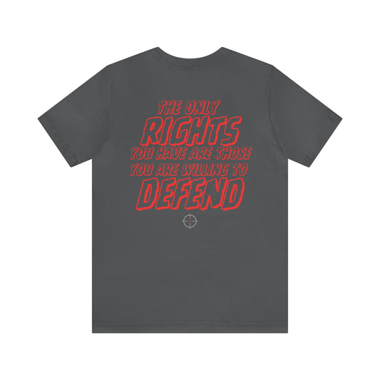 Defend Your Rights - Premium T-Shirt - Just $27! Shop now at Who Touched The Thermostat?