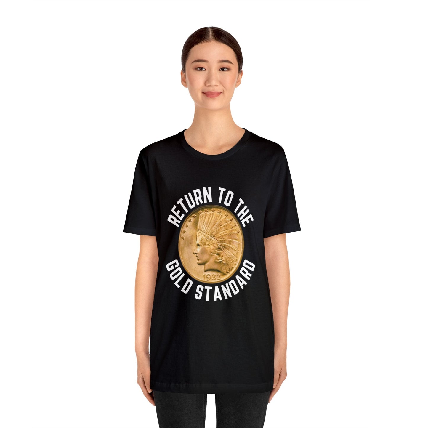 Return To The Gold Standard - Premium T-Shirt - Just $27! Shop now at Who Touched The Thermostat?