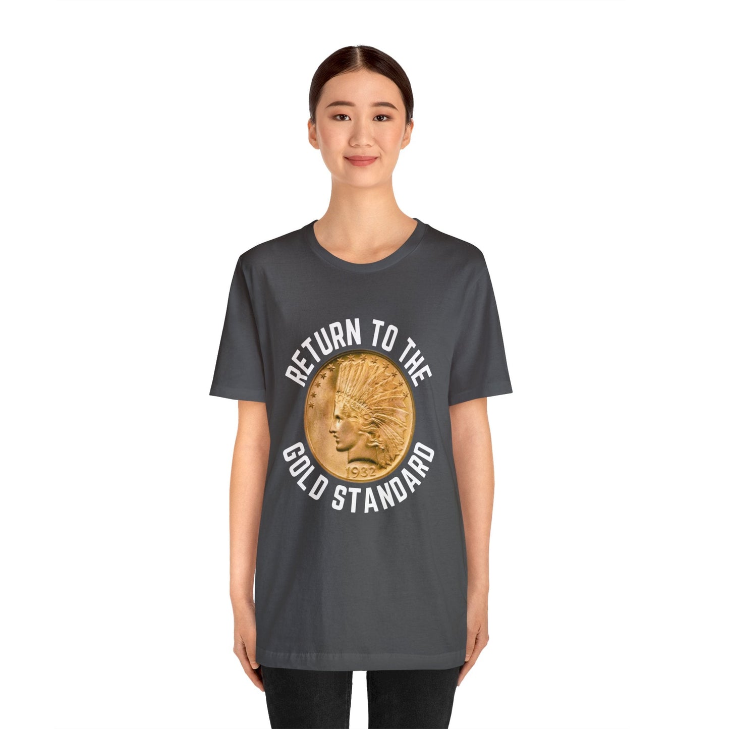 Return To The Gold Standard - Premium T-Shirt - Just $27! Shop now at Who Touched The Thermostat?