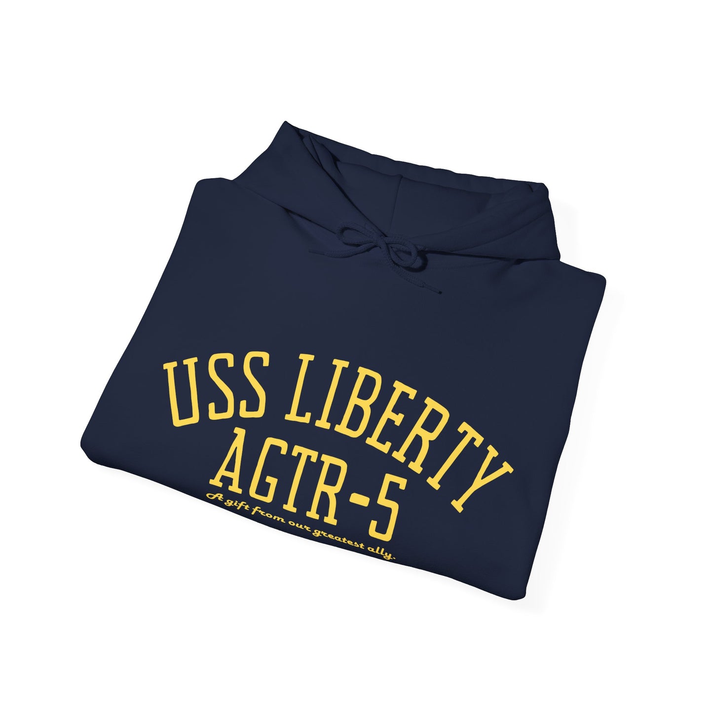 USS Liberty AGTR-5 Unisex Heavy Blend Hoodie - Nautical Gift Sweatshirt