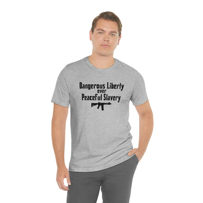 Dangerous Liberty - Premium T-Shirt - Just $27! Shop now at Who Touched The Thermostat?