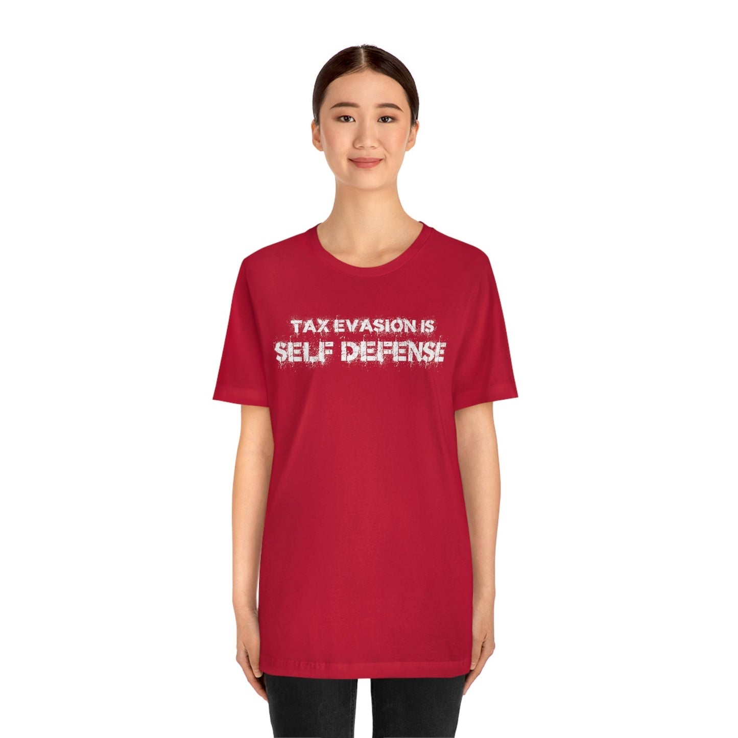 Tax Evasion is Self Defense - Premium T-Shirt - Just $27! Shop now at Who Touched The Thermostat?