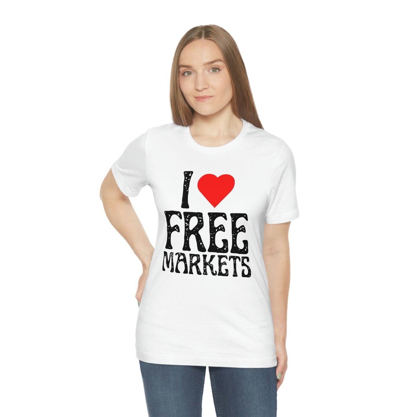 I Love Free Markets - Premium T-Shirt - Just $27! Shop now at Who Touched The Thermostat?