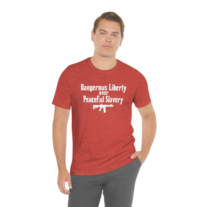 Dangerous Liberty - Premium T-Shirt - Just $27! Shop now at Who Touched The Thermostat?