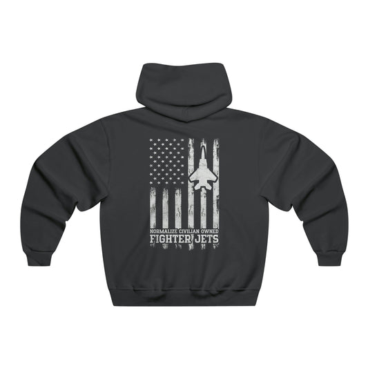 Civilian Fighter Jets NUBLEND® Hooded Sweatshirt - Premium Hoodie - Just $55! Shop now at Who Touched The Thermostat?