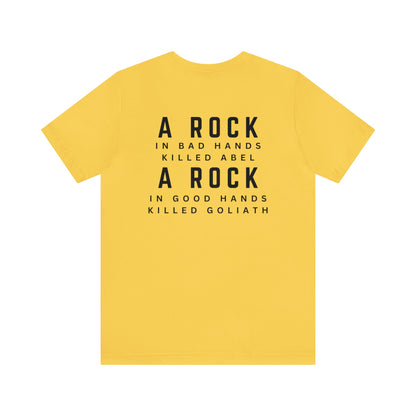 More Good Guys With Rocks - Premium T-Shirt - Just $30! Shop now at Who Touched The Thermostat?