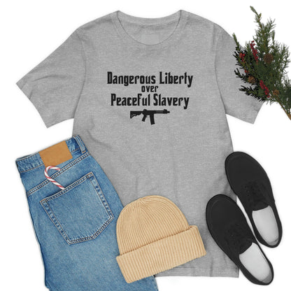 Dangerous Liberty - Premium T-Shirt - Just $27! Shop now at Who Touched The Thermostat?