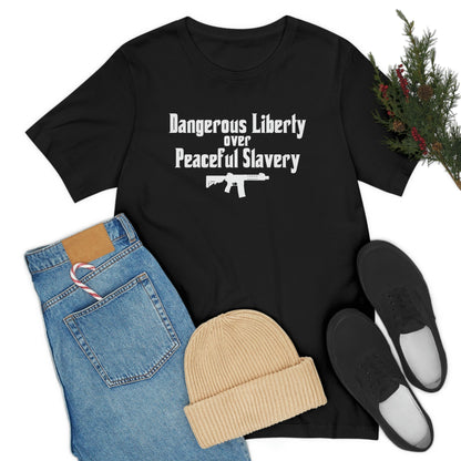 Dangerous Liberty - Premium T-Shirt - Just $27! Shop now at Who Touched The Thermostat?