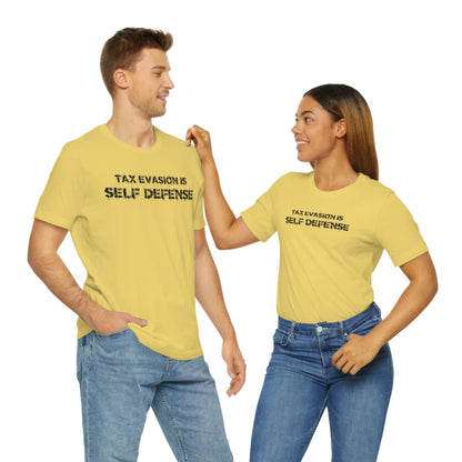 Tax Evasion is Self Defense - Premium T-Shirt - Just $27! Shop now at Who Touched The Thermostat?