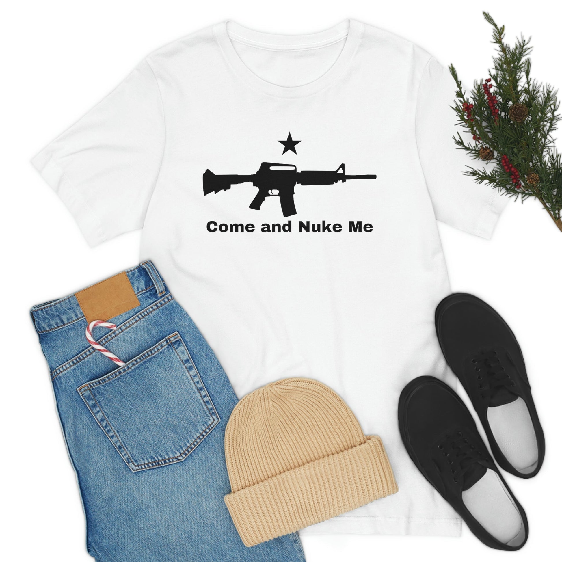 Come And Nuke Me - Premium T-Shirt - Just $27! Shop now at Who Touched The Thermostat?