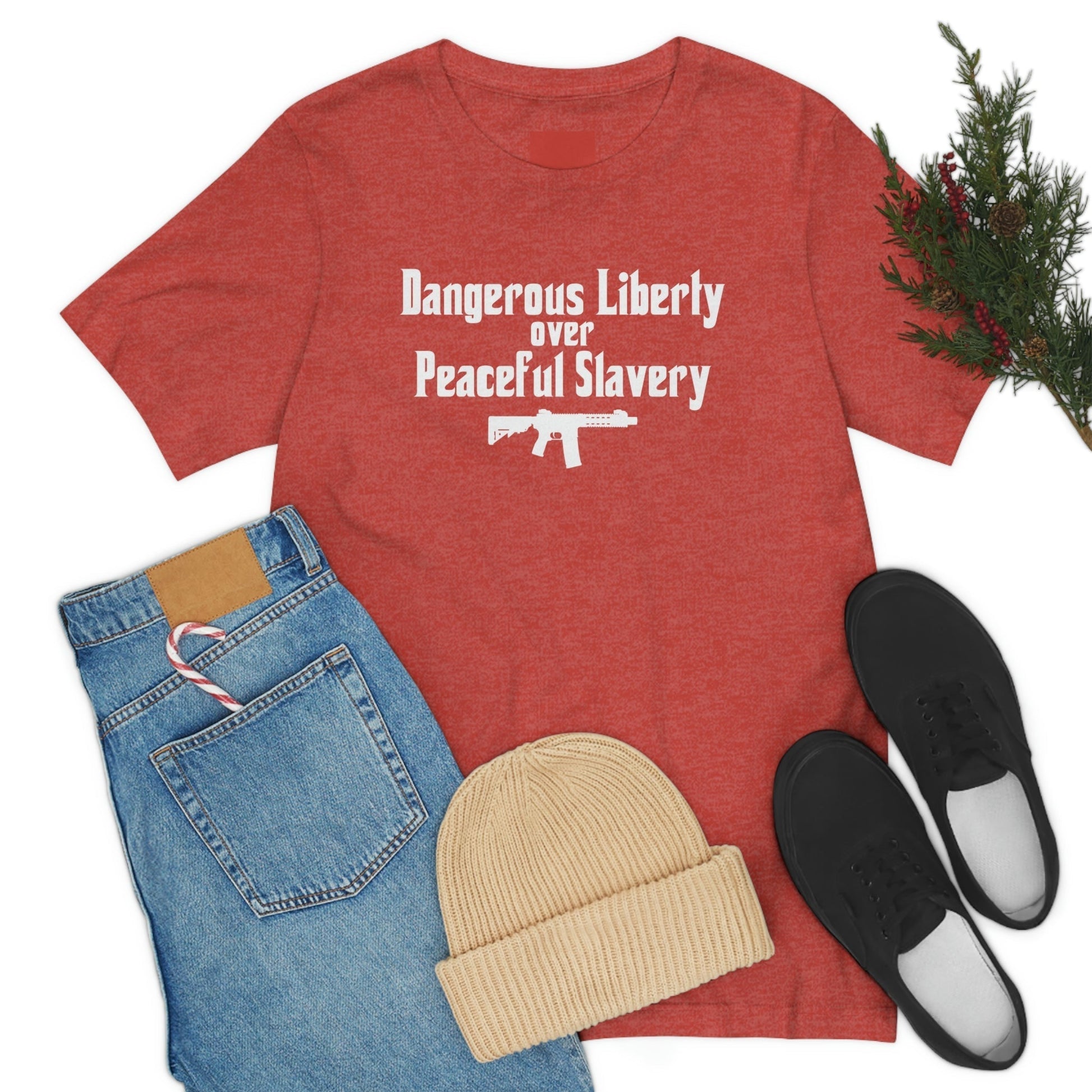 Dangerous Liberty - Premium T-Shirt - Just $27! Shop now at Who Touched The Thermostat?