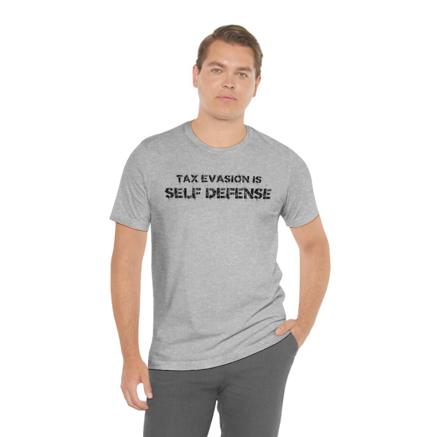 Tax Evasion is Self Defense - Premium T-Shirt - Just $27! Shop now at Who Touched The Thermostat?