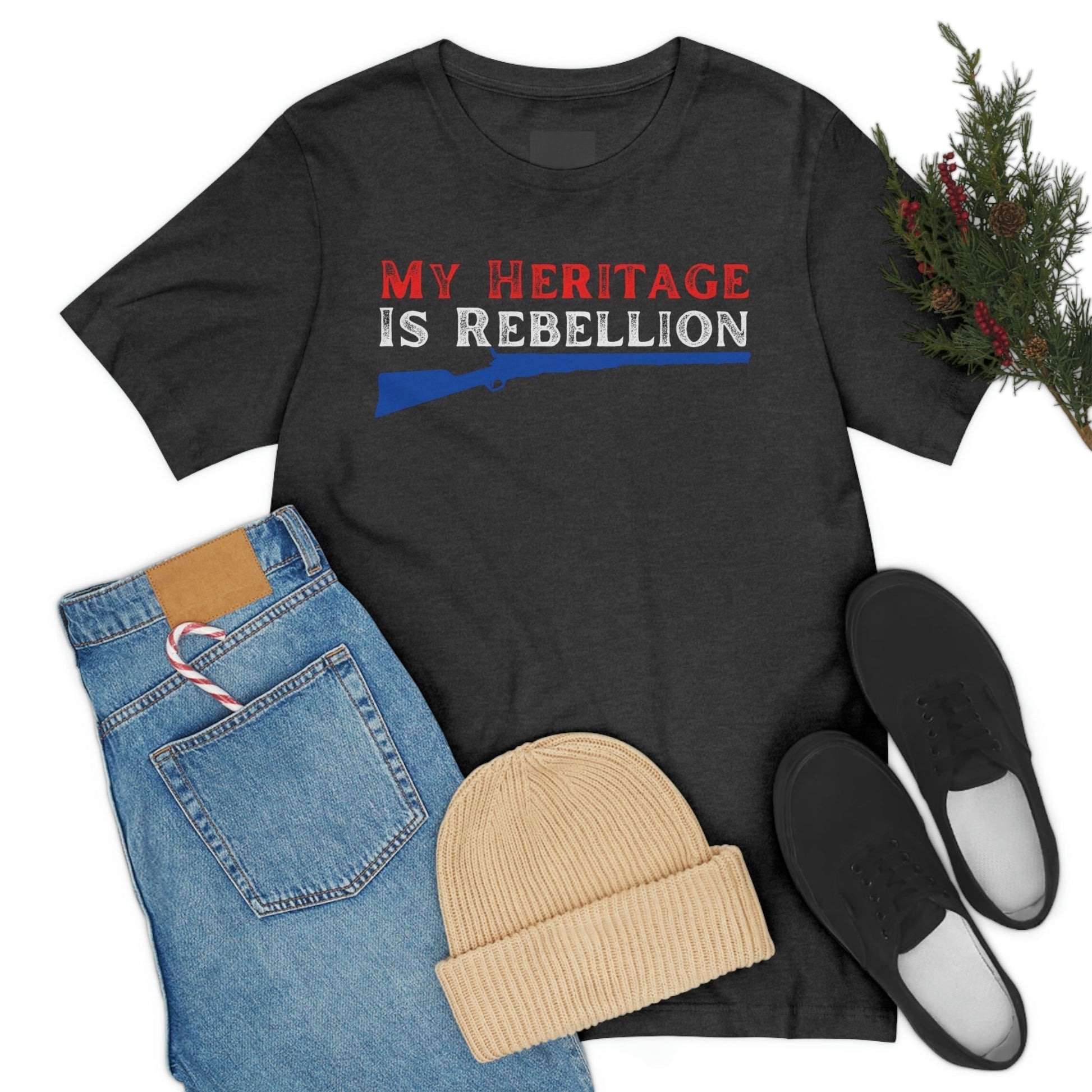 Rebel Heritage - Premium T-Shirt - Just $27! Shop now at Who Touched The Thermostat?