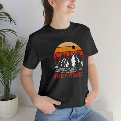 Ruby Ridge - Premium T-Shirt - Just $27! Shop now at Who Touched The Thermostat?