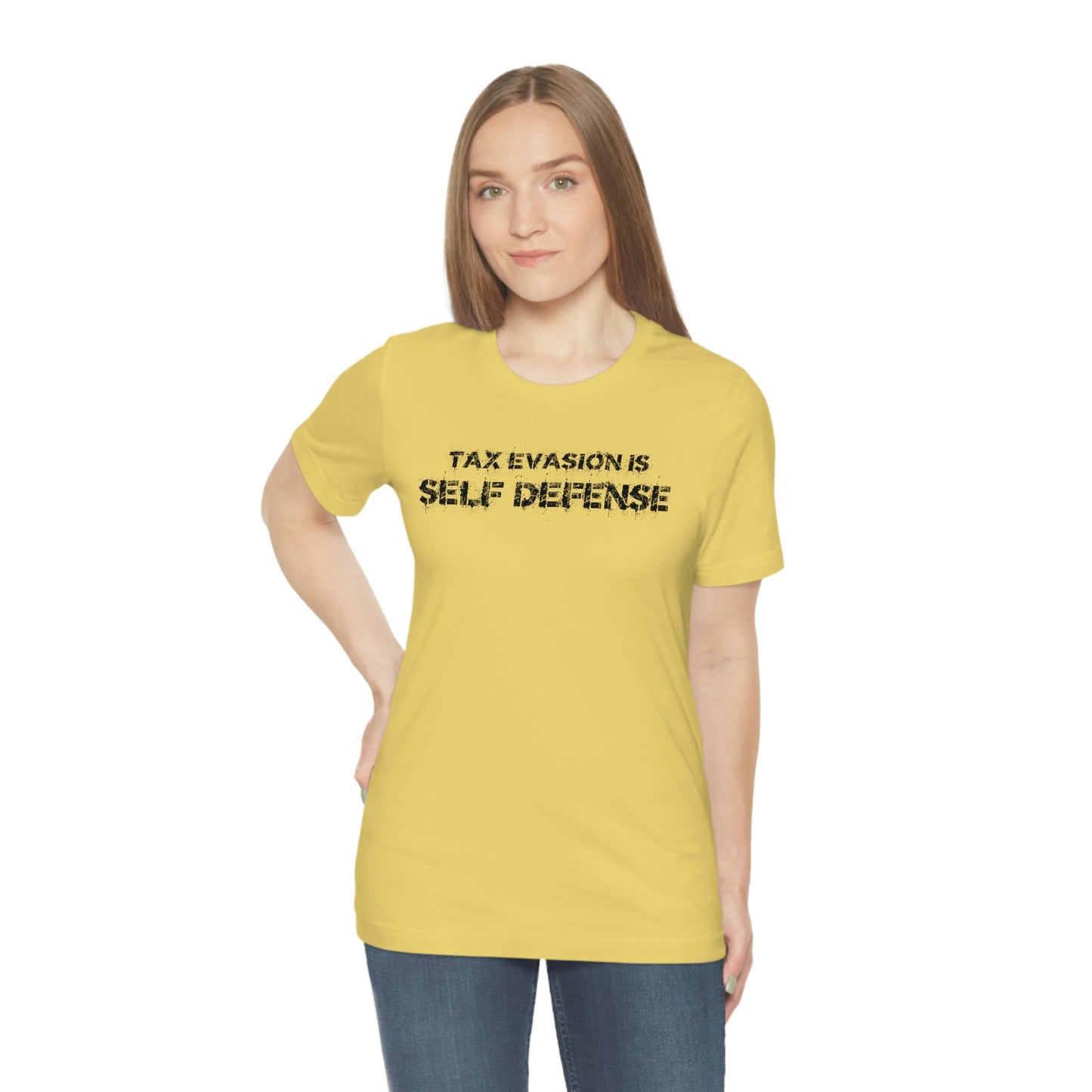 Tax Evasion is Self Defense - Premium T-Shirt - Just $27! Shop now at Who Touched The Thermostat?