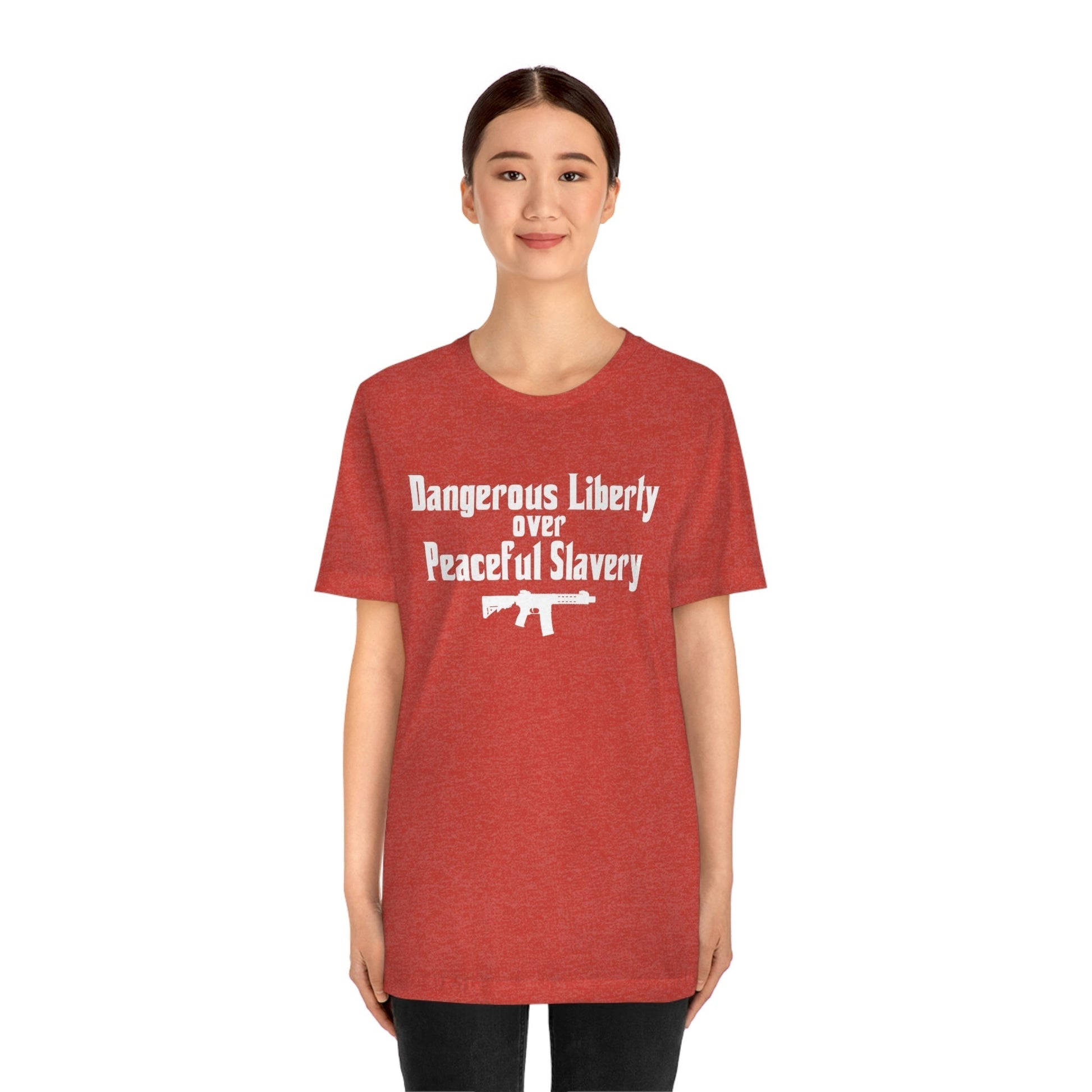 Dangerous Liberty - Premium T-Shirt - Just $27! Shop now at Who Touched The Thermostat?