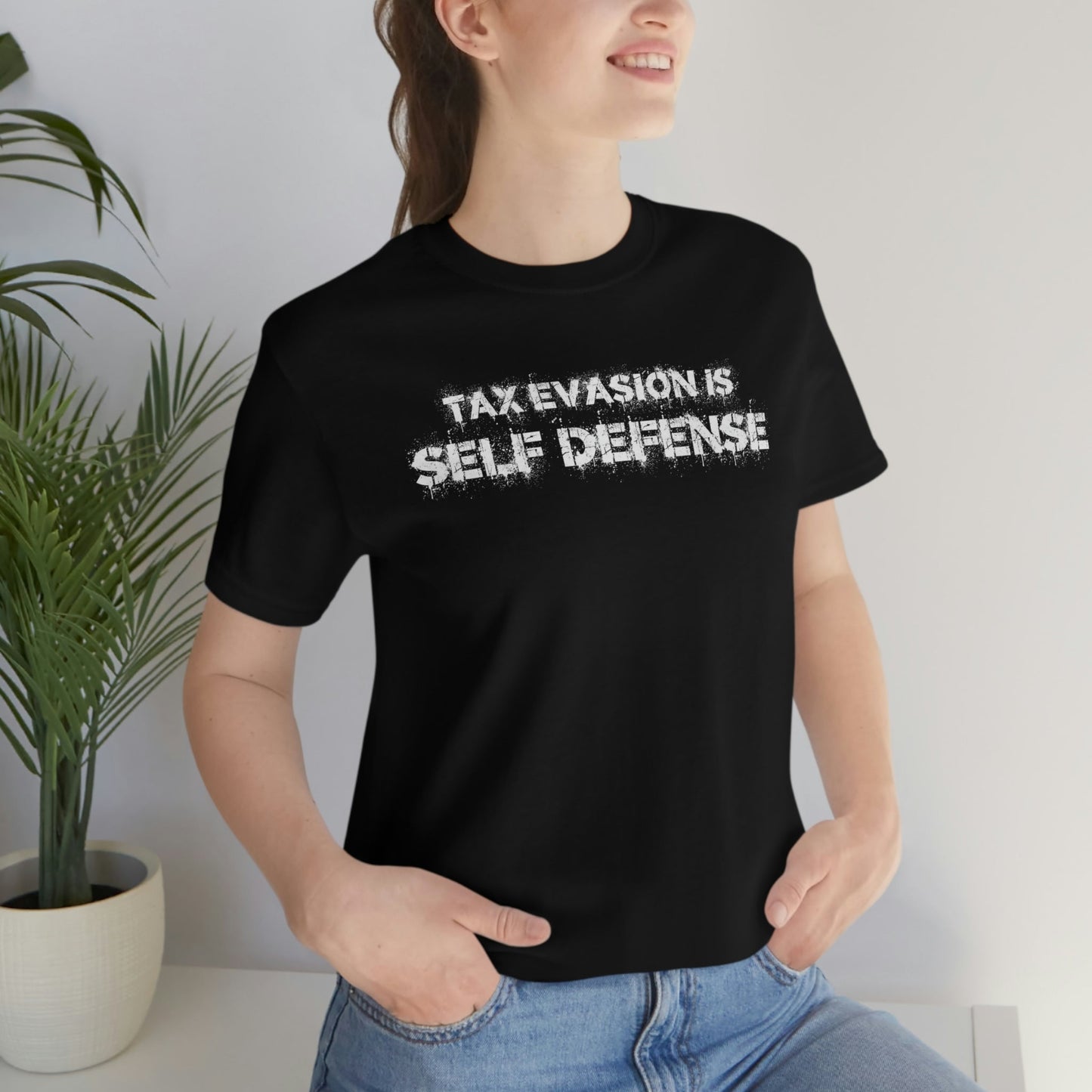 Tax Evasion is Self Defense - Premium T-Shirt - Just $27! Shop now at Who Touched The Thermostat?