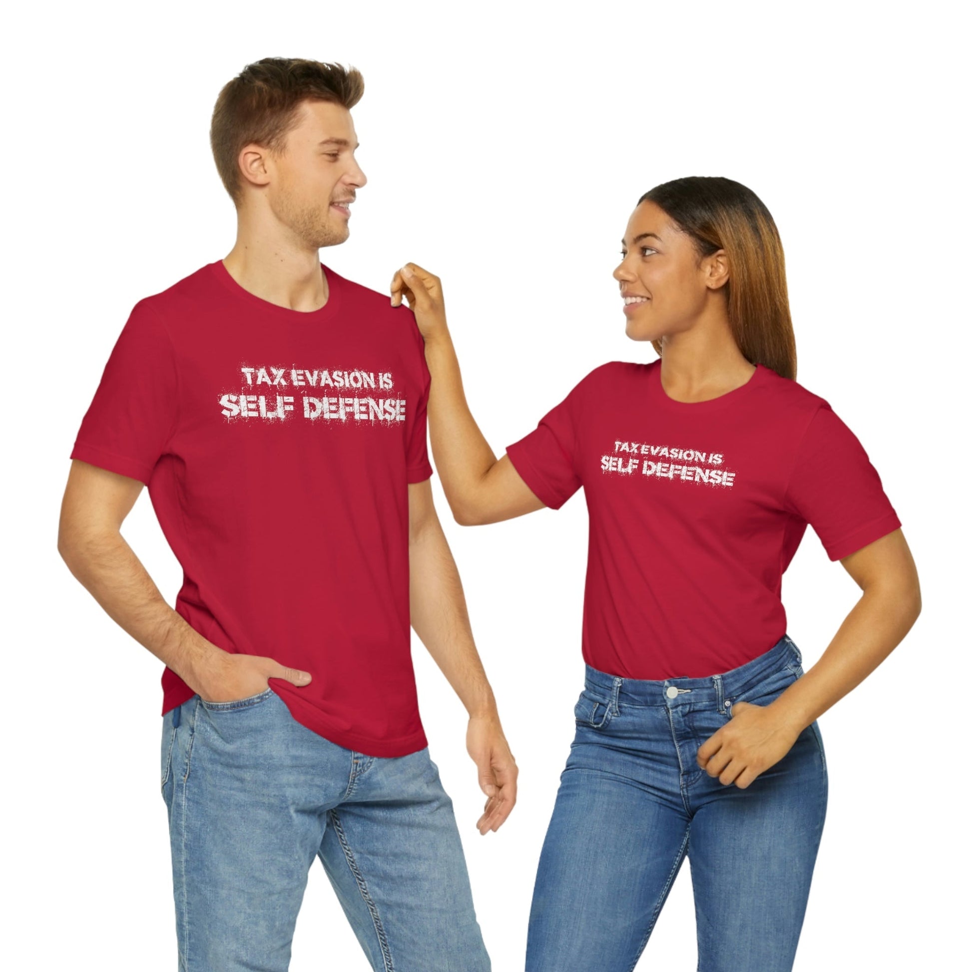 Tax Evasion is Self Defense - Premium T-Shirt - Just $27! Shop now at Who Touched The Thermostat?