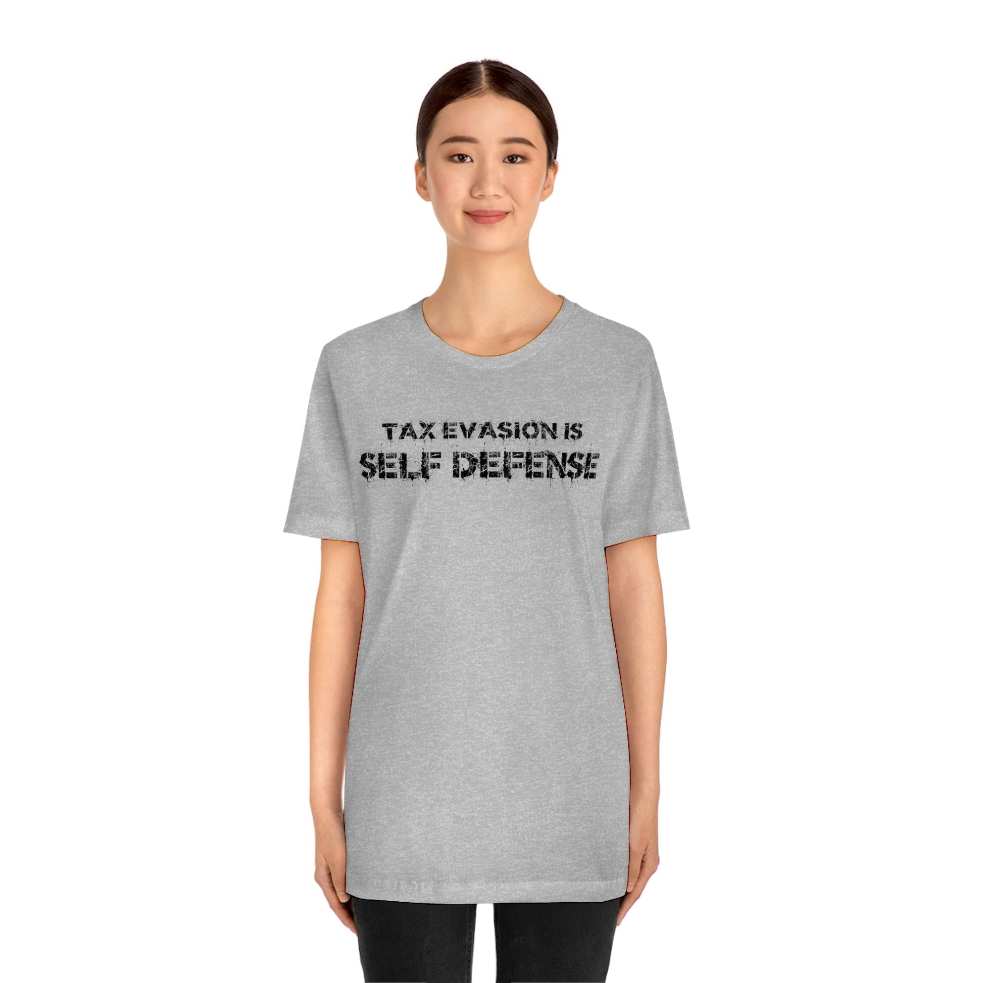 Tax Evasion is Self Defense - Premium T-Shirt - Just $27! Shop now at Who Touched The Thermostat?