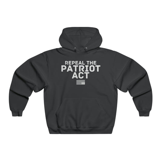 Repeal The Patriot Act NUBLEND® Hooded Sweatshirt - Premium Hoodie - Just $55! Shop now at Who Touched The Thermostat?