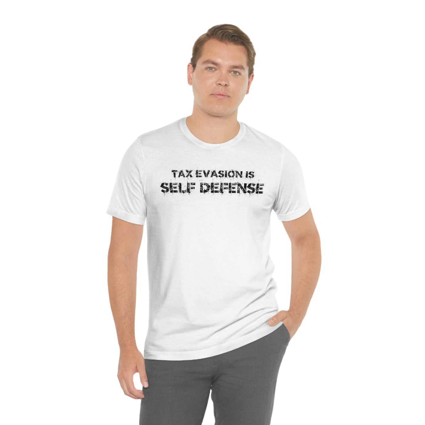 Tax Evasion is Self Defense - Premium T-Shirt - Just $27! Shop now at Who Touched The Thermostat?