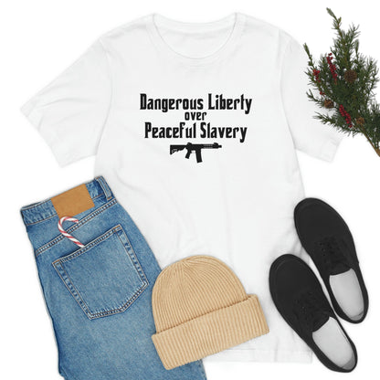 Dangerous Liberty - Premium T-Shirt - Just $27! Shop now at Who Touched The Thermostat?