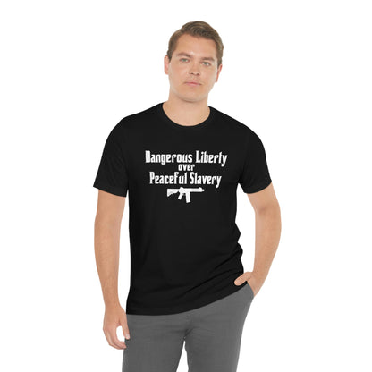 Dangerous Liberty - Premium T-Shirt - Just $27! Shop now at Who Touched The Thermostat?